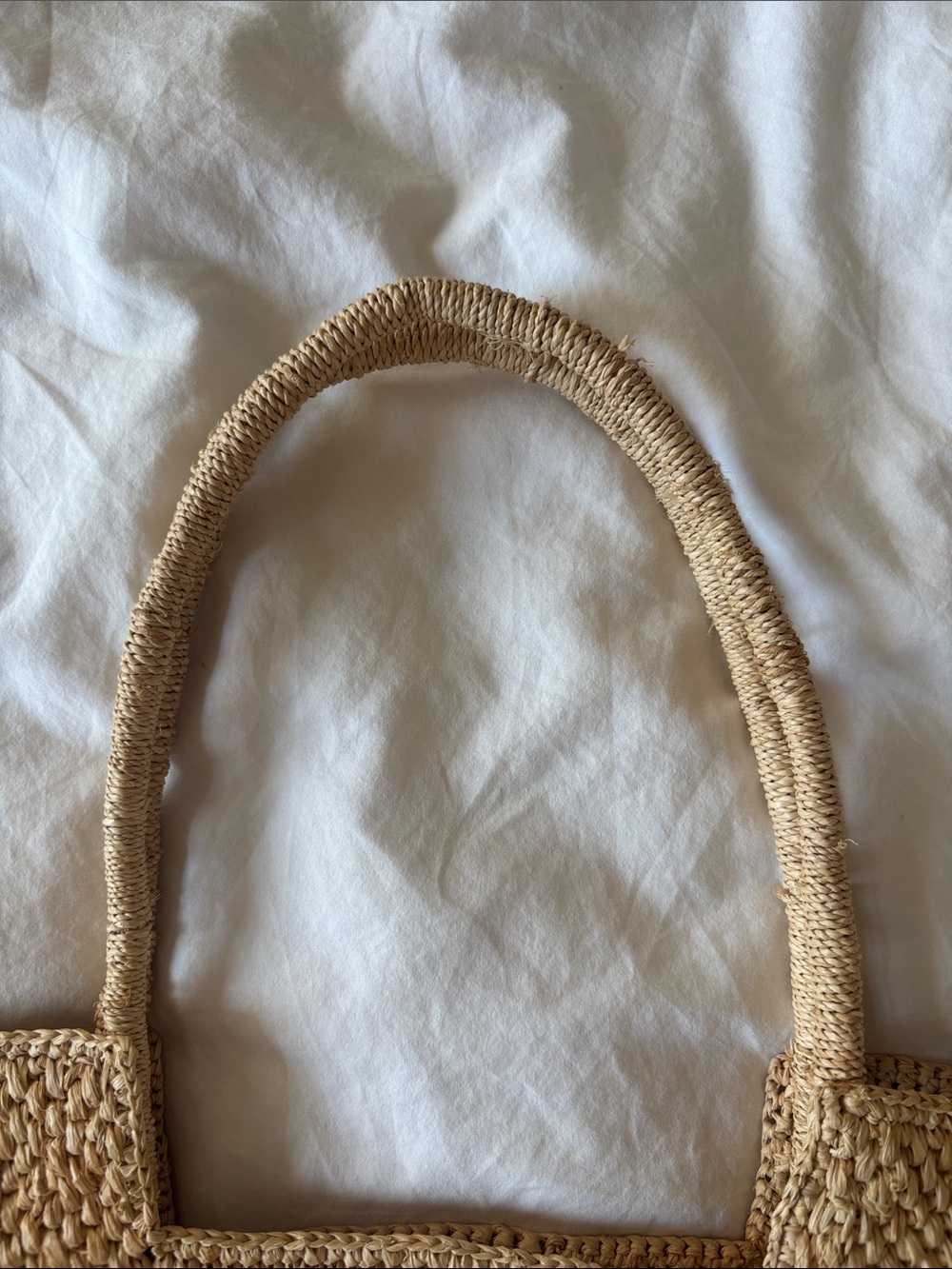 Mar Y Sol Raffia Tote Bag, Natural - Picture 7 of 8